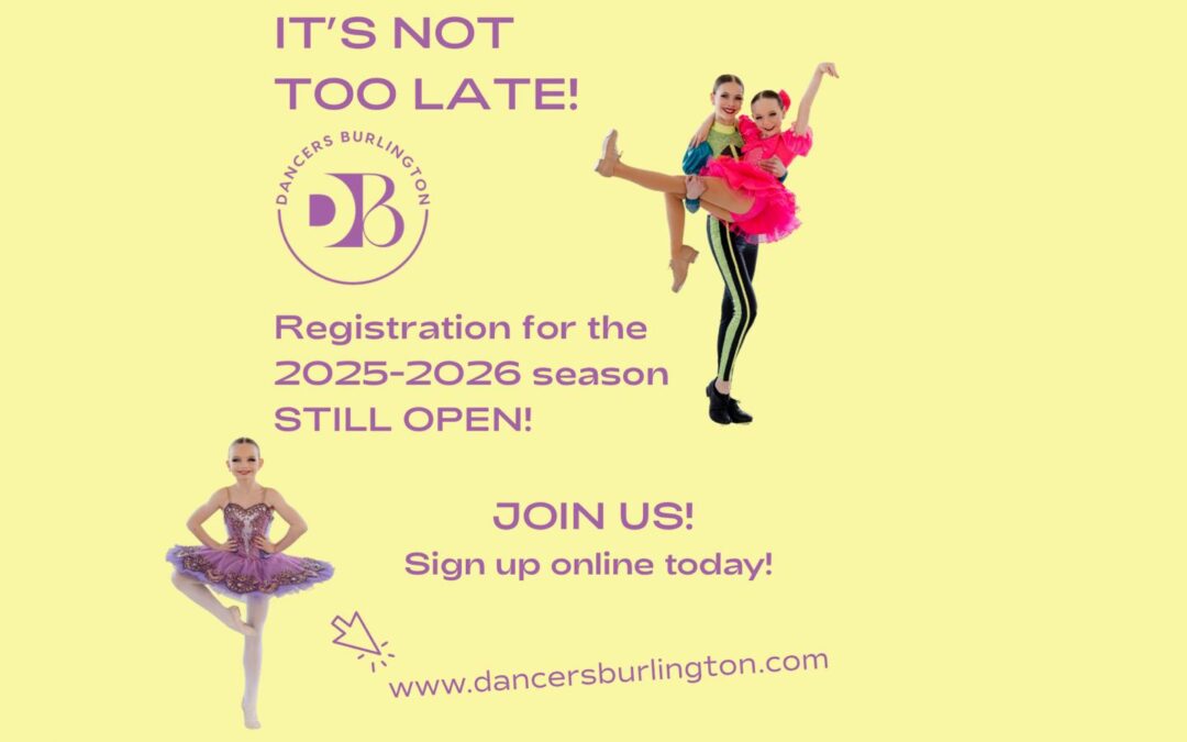 IT’S NOT TOO LATE!