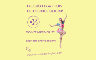 REGISTRATION CLOSING SOON!