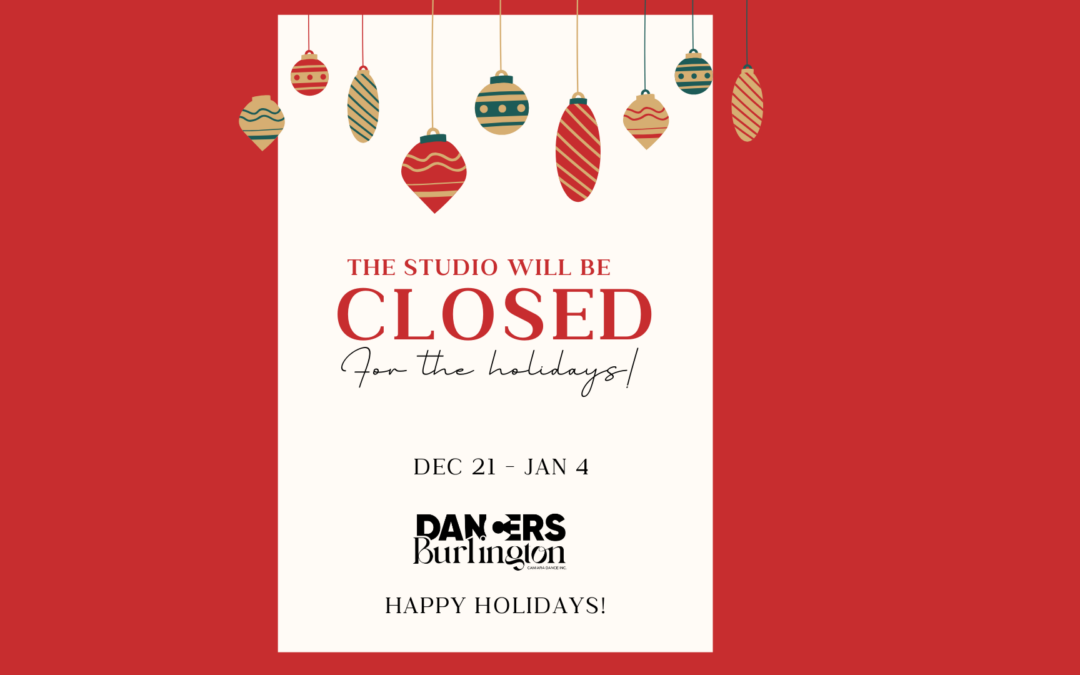 Closed for the holidays!