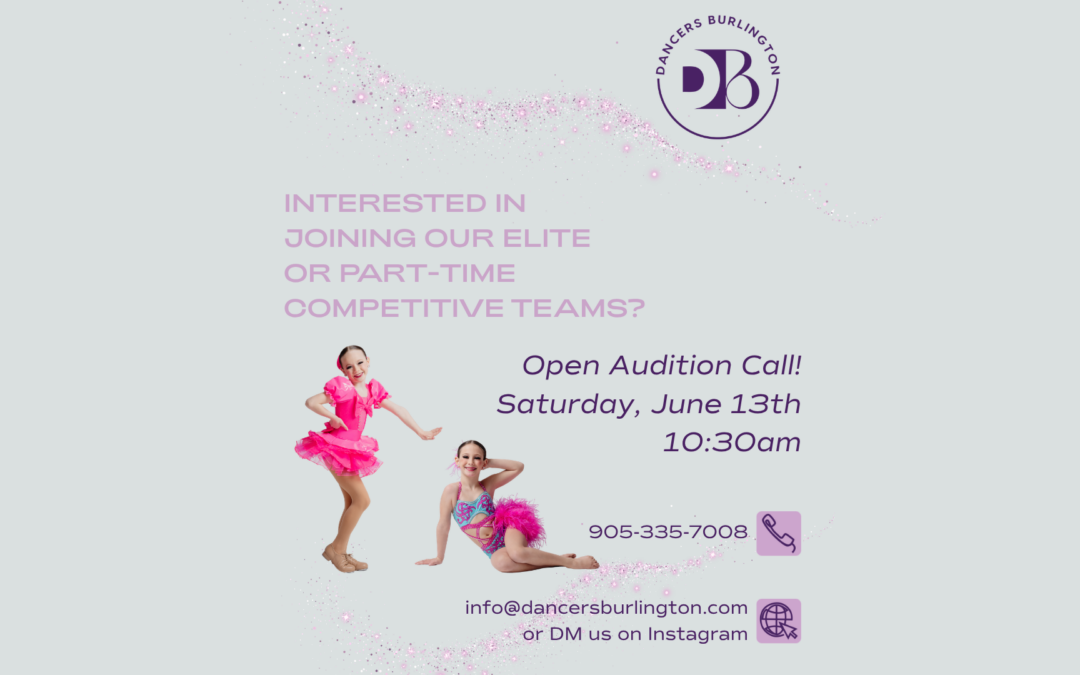 Competitive Auditions coming June 13!